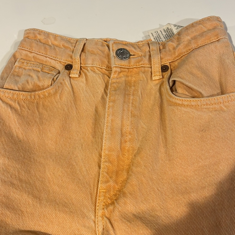 Zara Stone washes sherbet orange jeans - Picture 3 of 5